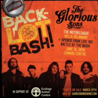 Image: Garrison's Backlot Bash: The Glorious Sons w/The Motorleague, Hello Delaware