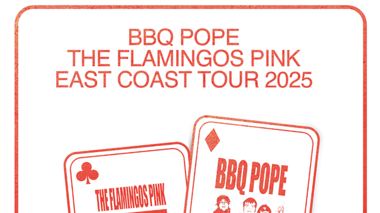 Image: BBQ Pope (Toronto) + The Flamingos Pink (Montr&eacute;al) W/ MUDPUPPY, Only Good Company