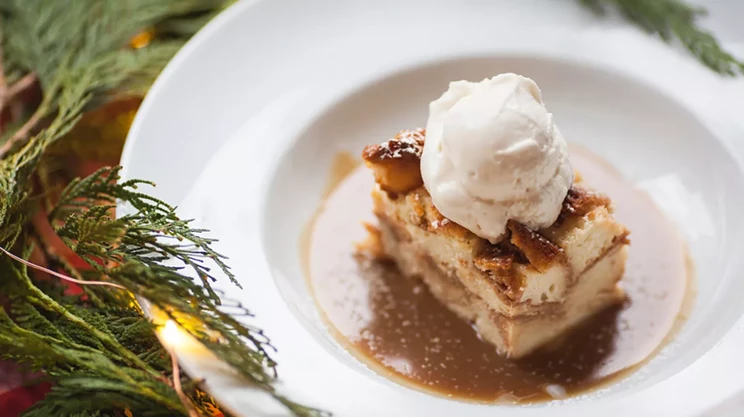 Image: Christmas Egg Nog Bread Pudding