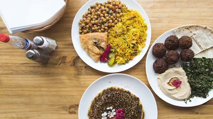 Image: Dish of the month: Combo platter at Mid East Food Centre