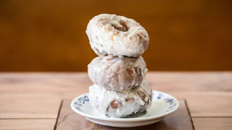 Image: Gingerbread Doughnuts with Egg Nog Glaze