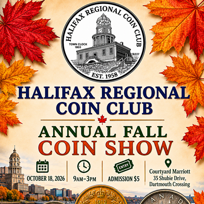 Image: Halifax Regional Coin Club - Annual Fall Coin Show