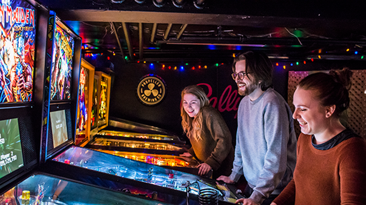 Image: Propeller Brewing's arcade fires up