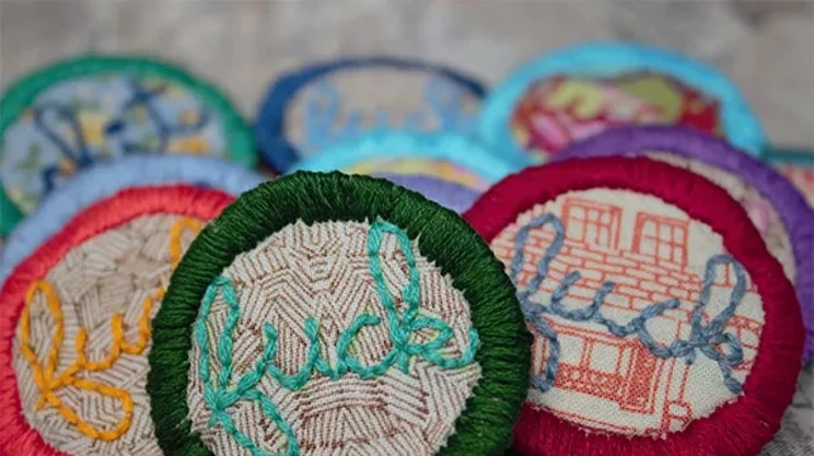 Image: SHOP THIS: Cursive Pins