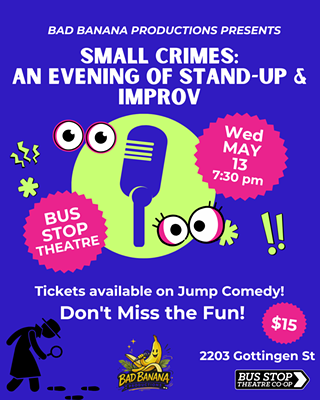 Image: Small Crimes: An Evening of Stand-up & Improv