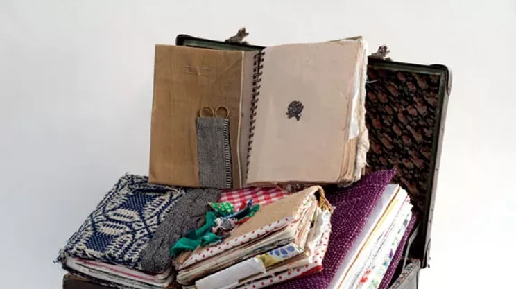Image: Textile artist Brownlee weaves a message