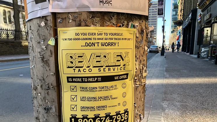Image: Who's behind the mysterious Beverley Taco Service?