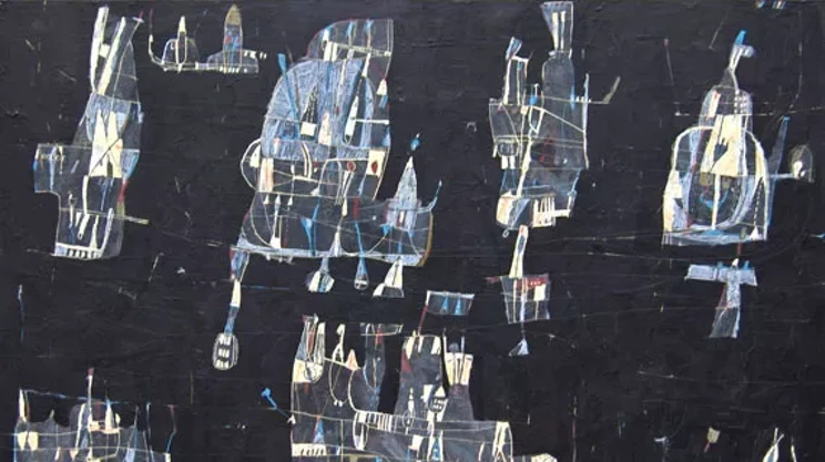 Image: Young artists go outside in